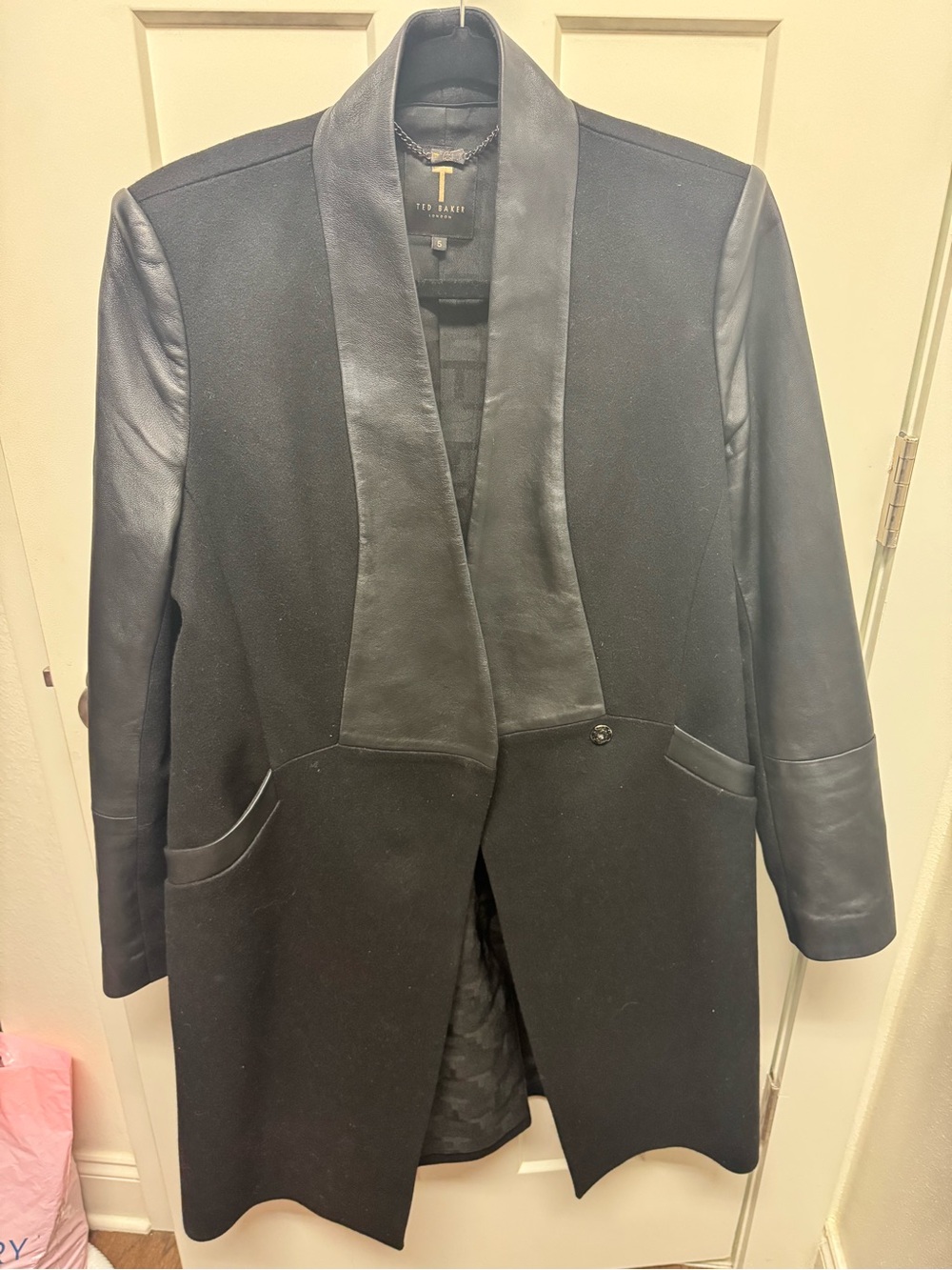Ted Baker Black Coat 5 - Picture 2 of 5